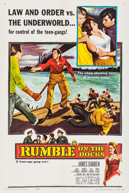 Rumble On The Docks (1956) - James Darren DVD Rumble On The Docks (1956) - James Darren DVD