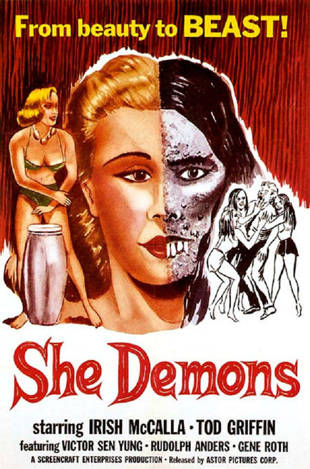 She Demons (1958) - Tod Griffin Colorized Version DVD She Demons (1958) - Tod Griffin Colorized Version DVD