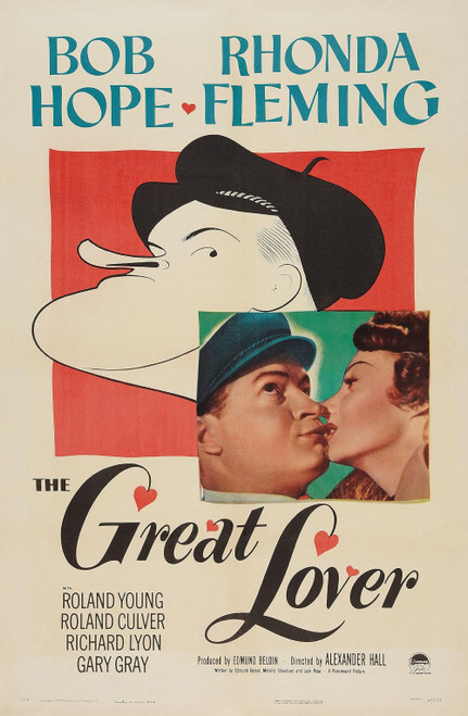 The Great Lover (1949) - Bob Hope Colorized Version DVD The Great Lover (1949) - Bob Hope Colorized Version DVD