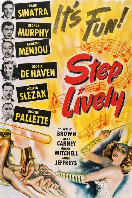 Step Lively (1944) - Frank Sinatra Colorized Version DVD Step Lively (1944) - Frank Sinatra Colorized Version DVD