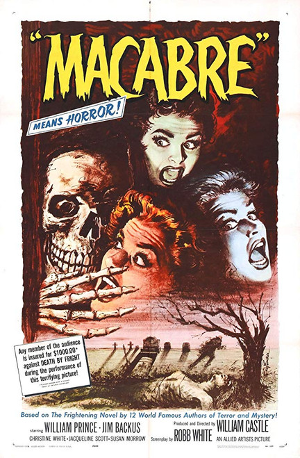 Macabre (1958) - William Prince  Colorized Version Macabre (1958) - William Prince  Colorized Version