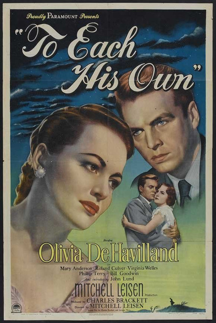 To Each His Own (1946) - Olivia de Havilland Colorized Version DVD To Each His Own (1946) - Olivia de Havilland Colorized Version DVD
