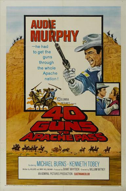 40 Guns To Apache Pass (1966) - Audie Murphy