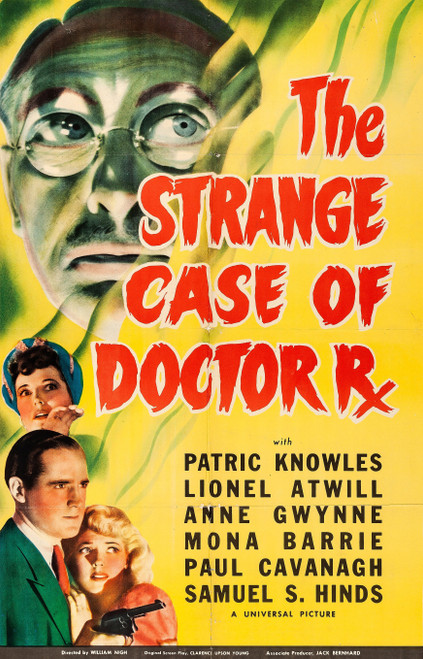The Strange Case Of Doctor Rx (1942) - Patric Knowles Colorized Version DVD The Strange Case Of Doctor Rx (1942) - Patric Knowles Colorized Version DVD