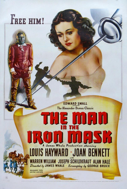 The Man In The Iron Mask (1939) - Louis Hayward  Colorized Version  DVD The Man In The Iron Mask (1939) - Louis Hayward  Colorized Version  DVD