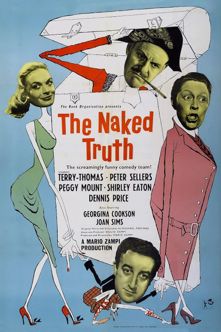 The Naked Truth (1957) - Peter Sellers  Colorized Version