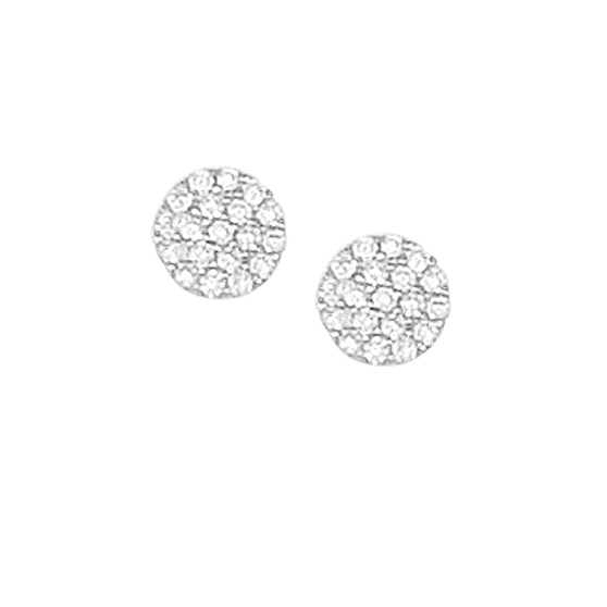 White-rhodium-over-sterling-silver-small-disk-earrings