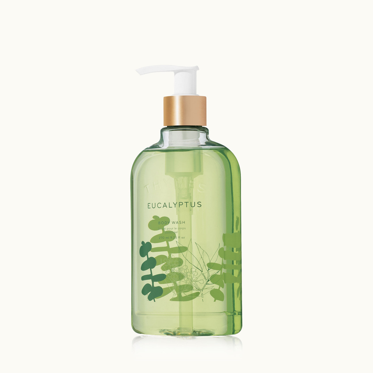 Thymes Body Wash 9.25. oz. Eucalyptus Gifts with 1 Y & 2 Z's