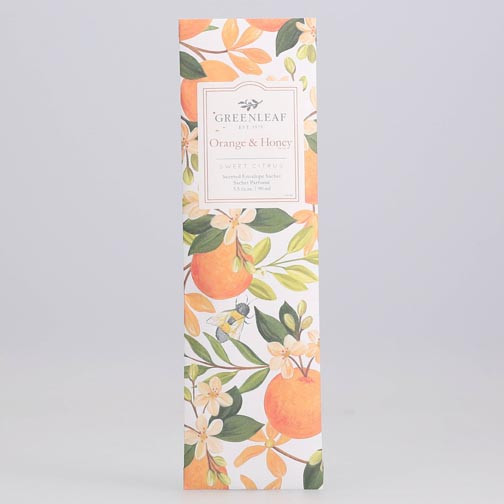 Greenleaf Slim Scented Envelope Sachet Orange & Honey
