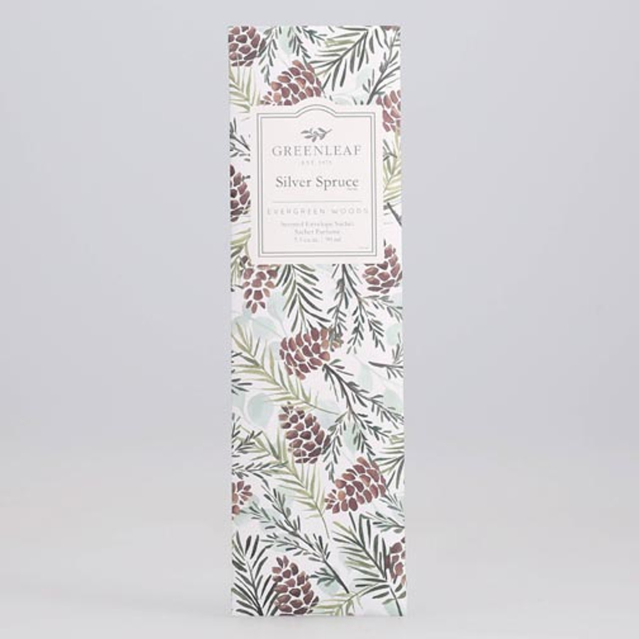 Greenleaf Slim Scented Envelope Sachet Silver Spruce