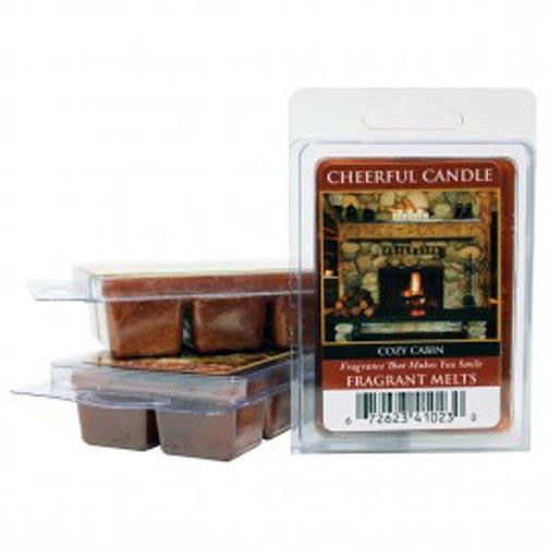 Keepers of the Light Cheerful Candle Fragrant Melts Cozy Cabin Gifts with 1 Y