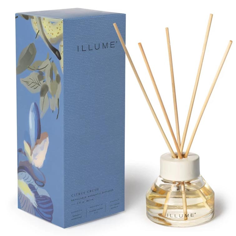 Illume Refillable Reed Diffuser 3 Oz. Citrus Crush