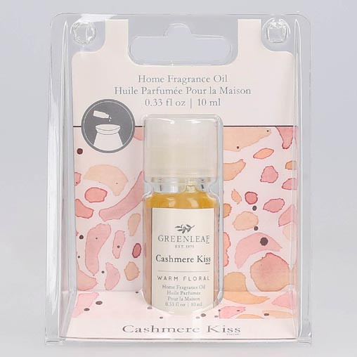 Greenleaf Home Fragrance Oil 0.33 Oz. Cashmere Kiss Gifts with 1 Y & 2 Z's