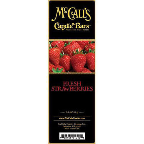 McCall's Candles Candle Bar 5.5 oz. Fresh Strawberries