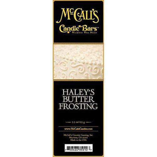 McCall's Candles Candle Bar 5.5 oz. Haleys Butter Frosting Gyftzz