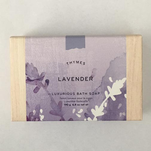 Thymes Luxurious Bath Soap 6.8 Oz. - Lavender