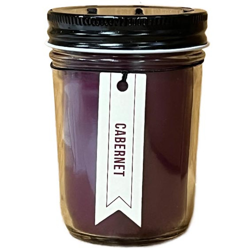 Scentations Mason Jar Candle 8.5 Oz. - Cabernet NEW SHAPE