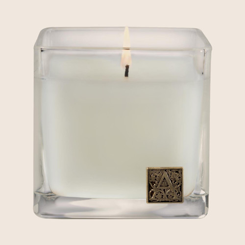 Aromatique Cube Glass Candle 12 Oz. - Bourbon & Bergamot