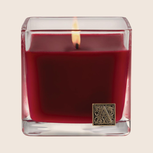 Aromatique Cube Glass Candle 12 Oz. - The Smell of Christmas