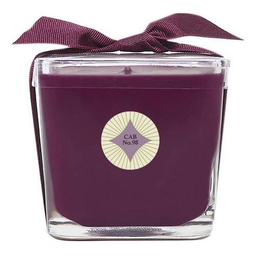 Scentations Square Glass Candle 10 Oz. - Cabernet