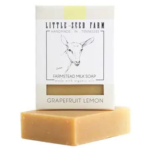 Little Seed Farm Goat's Milk Soap 4.75 Oz. - Grapefruit Lemon