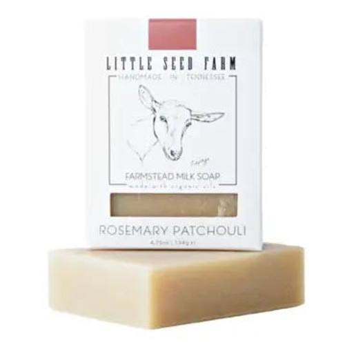 Little Seed Farm Goat's Milk Soap 4.75 Oz. - Rosemary Patchouli