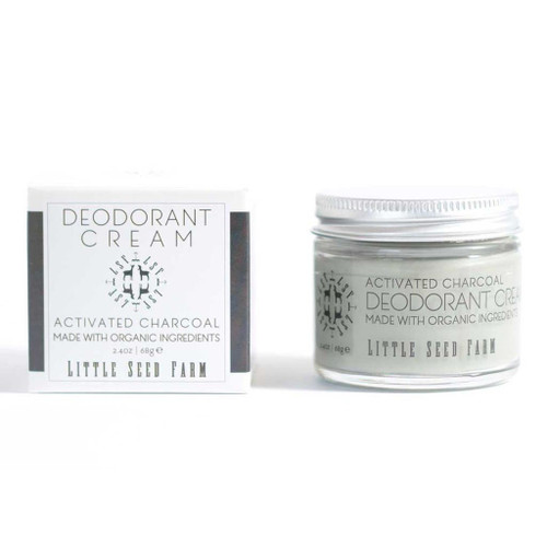 Little Seed Farm Deodorant Cream 2.4 Oz. - Activated Charcoal