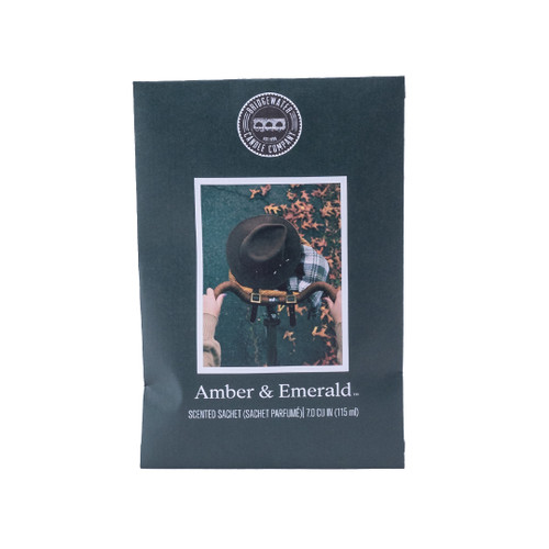 Bridgewater Candle Scented Sachet - Amber & Emerald