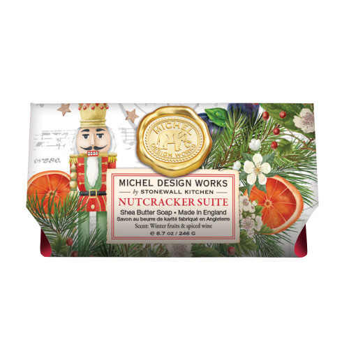 Michel Design Works Bath Soap Bar 9 Oz. - Nutcracker Suite