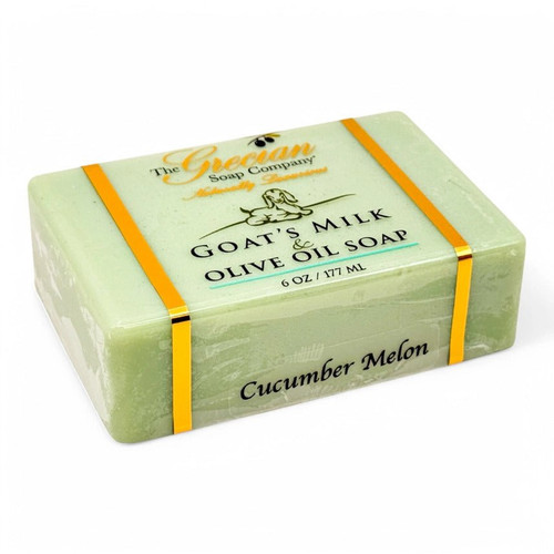 Grecian Soap Company Goats Milk & Olive Oil Soap 5 Oz. - Cucumber Melon