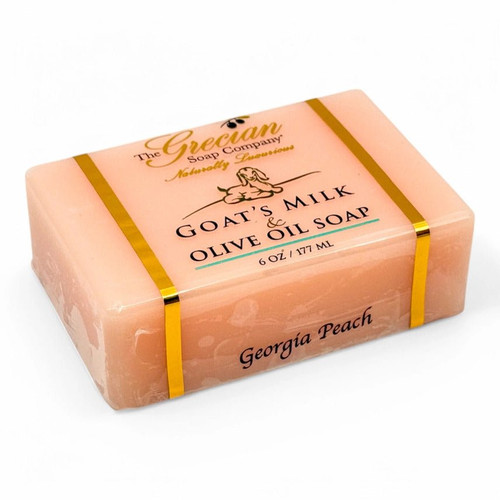 Grecian Soap Company Goats Milk & Olive Oil Soap 5 Oz. - Georgia Peach