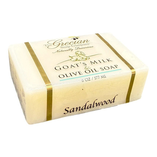Grecian Soap Company Goats Milk & Olive Oil Soap 5 Oz. - Sandalwood