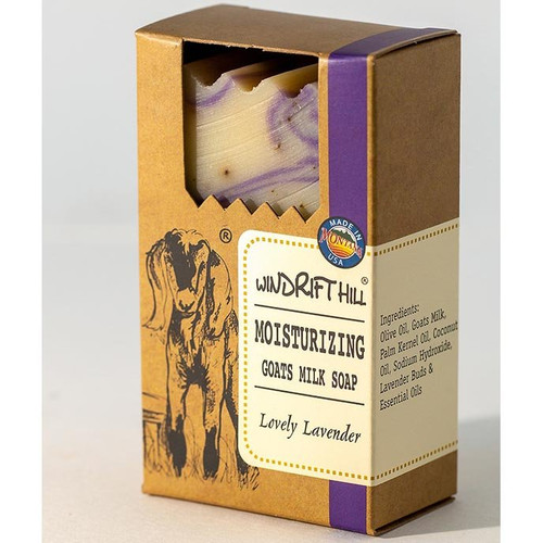 Windrift Hill Goat Milk Bar Soap 5 Oz. - Lovely Lavender