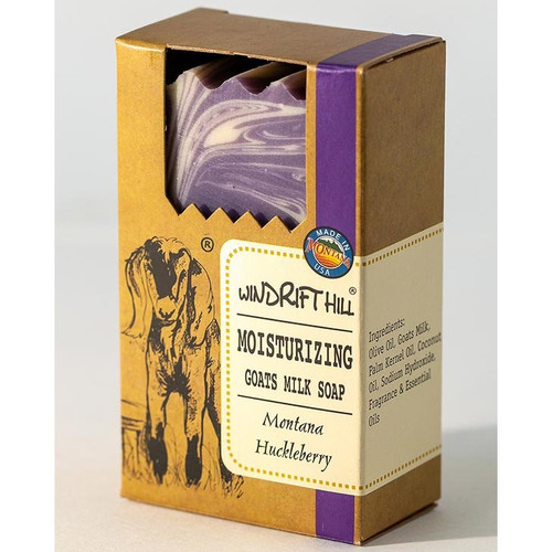 Windrift Hill Goat Milk Bar Soap 5 Oz. - Montana Huckleberry