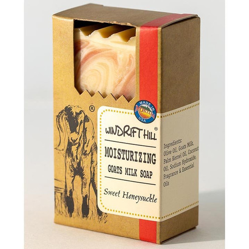 Windrift Hill Goat Milk Bar Soap 5 Oz. - Sweet Honeysuckle