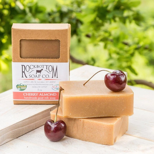 Rock Bottom Goat Milk Soap 4.5 Oz. - Cherry Almond