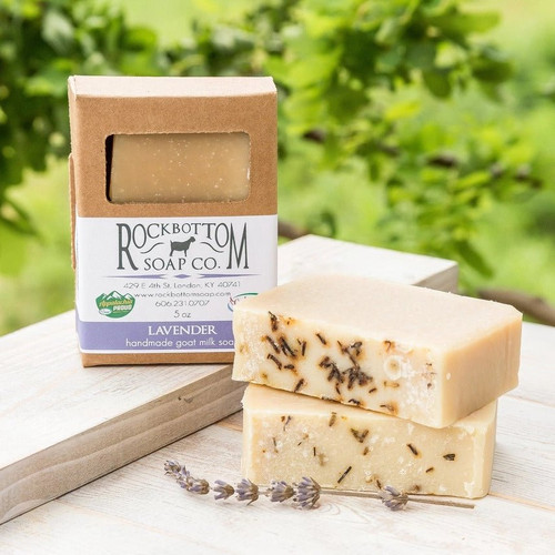 Rock Bottom Goat Milk Soap 4.5 Oz. - Lavender