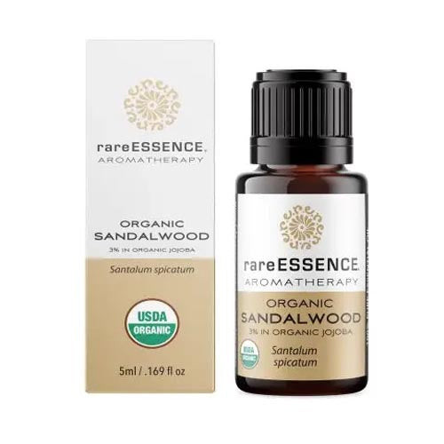RareEssence Aromatherapy 100% Pure Essential Oil 5 ml - Sandalwood Organic