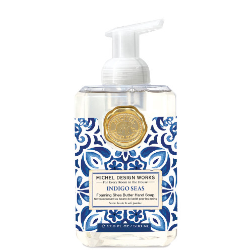 Michel Design Works Foaming Shea Butter Hand Soap 17.8 Oz. - Indigo Seas