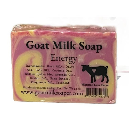 Whitetail Lane Farm Goat Milk Soap 4.3 Oz. - Energy