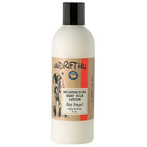 Windrift Hill Goat Milk Lotion 8 Oz. - Rosy Bouquet