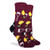 Good Luck Sock Women's Crew Socks - Wine & Cheese