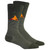 Brown Dog Hosiery Men's Socks - Fort Fisher Dark Grey