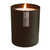 Calyan Wax Co. Matte Black Glass Tumbler Candle 10.2 Oz. - Cedar & Tobacco