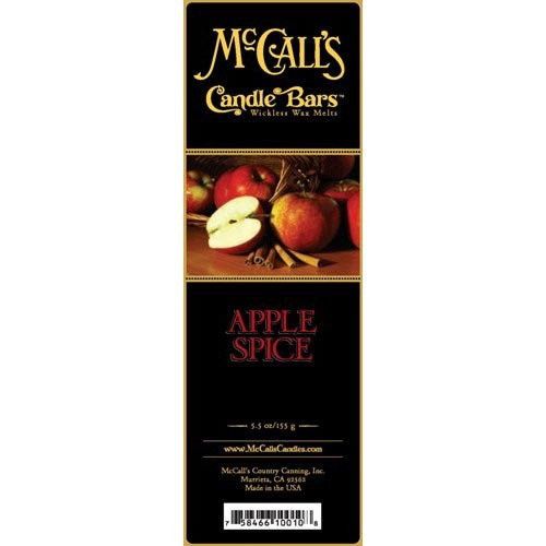 McCall's Candles Candle Bar 5.5 oz. Apple Spice Gifts