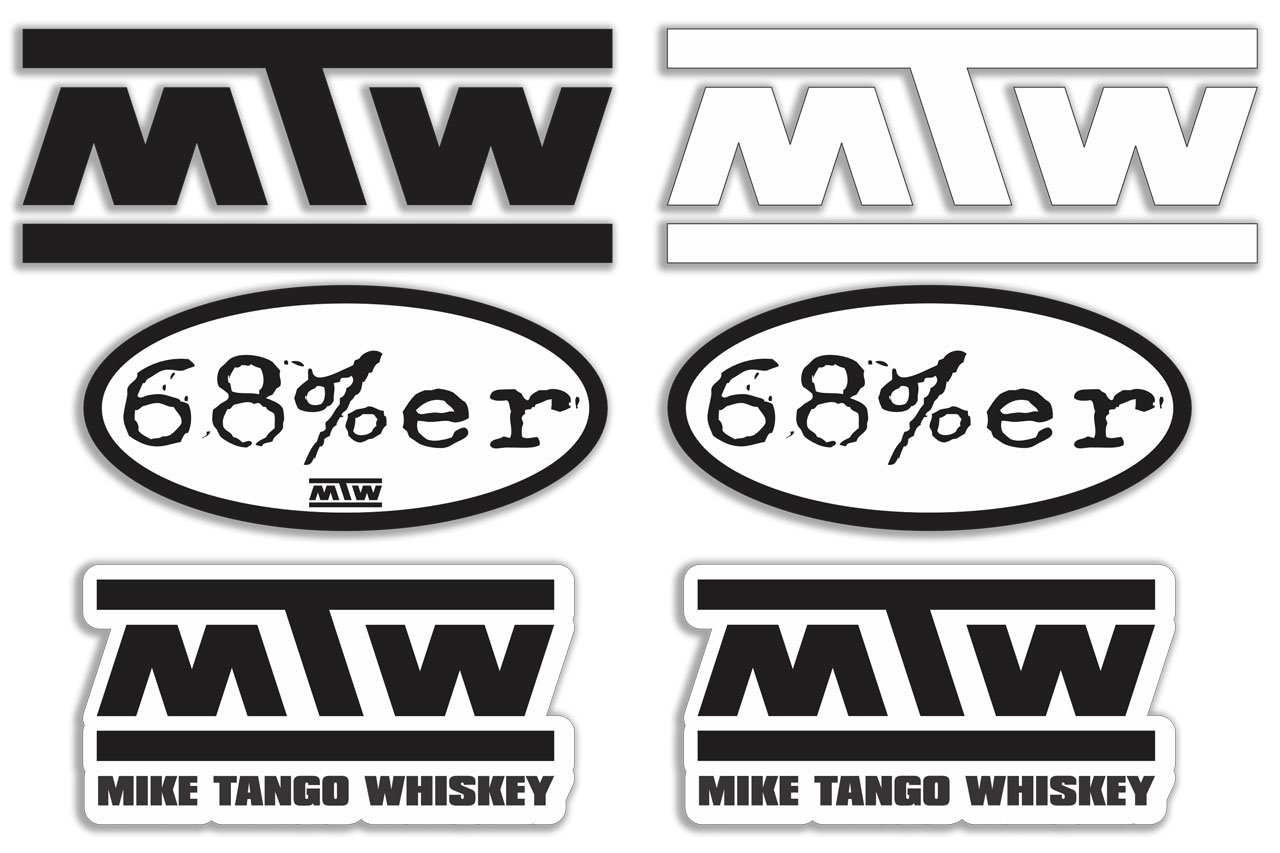 Mike Tango Whiskey Sticker Pack