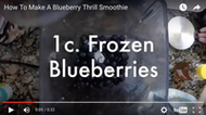 Make A Blueberry Thrill Smoothie!