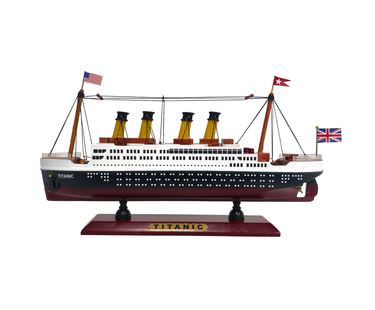 TITANIC Wooden Model 希少品 アンティーク タイタニック Titanic - 30cm Wooden Model