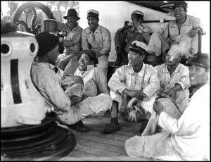 Japanese Sailors on Board Naval Vessel - High Quality Prints Japanese Sailors on Board Naval Vessel - High Quality Prints
