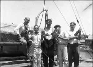John Ena Crew Vintage Photograph John Ena Crew Vintage Photograph